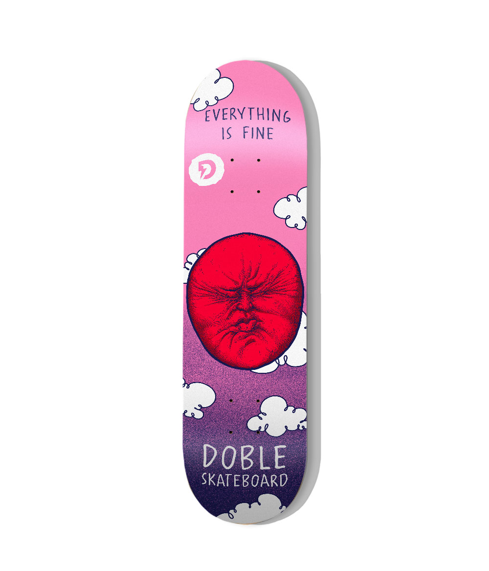 Everything is Fine skateboard 8.5