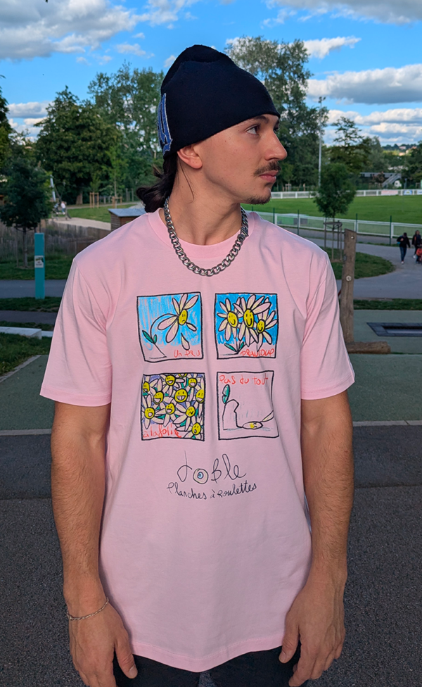 Laurent Claveau Pétale Fané (Cotton Pink) – T-shirt